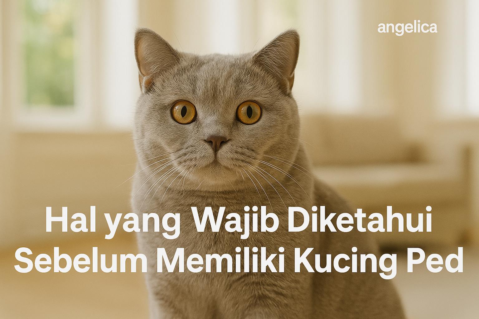 Hal yang Wajib Diketahui Sebelum Memiliki Kucing Pedigree - Angelic Agent