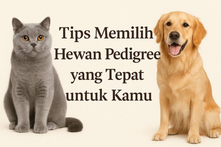 Tips Memilih Hewan Pedigree yang Tepat untuk Kamu: Panduan Sebelum Membeli atau Adopsi