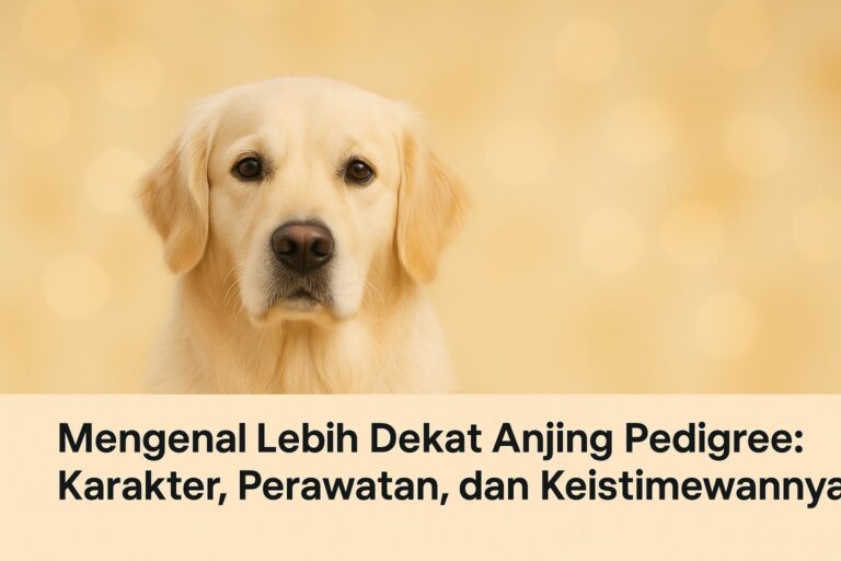 Mengenal Lebih Dekat Anjing Pedigree: Karakter, Perawatan, dan Keistimewaannya