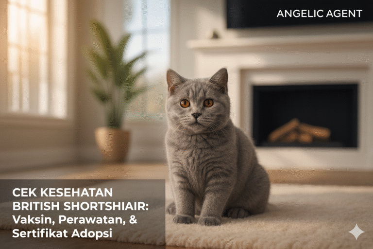 Cek Kesehatan British Shorthair: Vaksin, Perawatan, & Sertifikat Adopsi