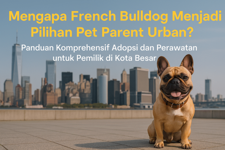 Mengapa French Bulldog Menjadi Pilihan Pet Parent Urban? Panduan Komprehensif Adopsi dan Perawatan untuk Pemilik di Kota Besar
