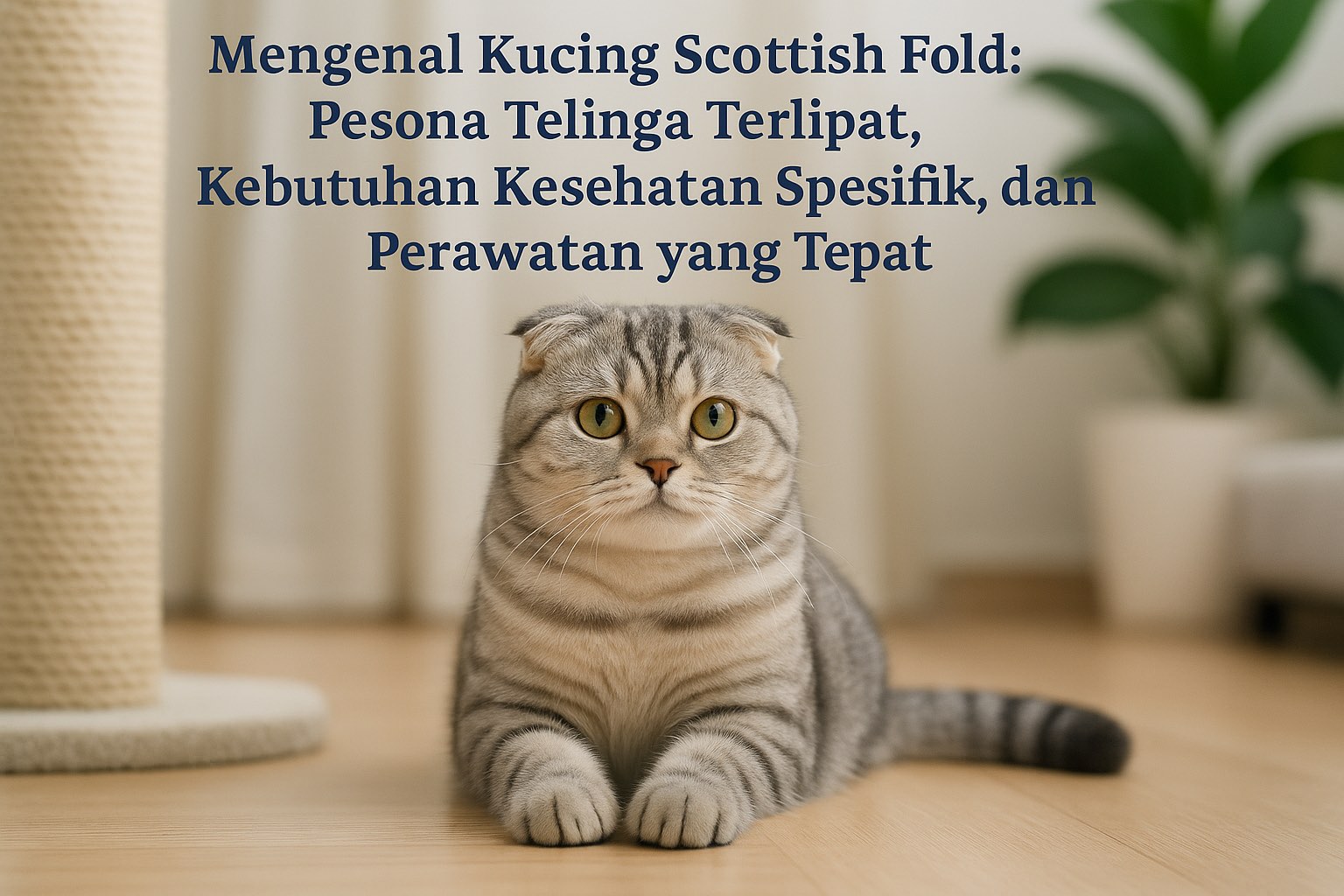 Mengenal Kucing Scottish Fold: Pesona Telinga Terlipat, Kebutuhan ...