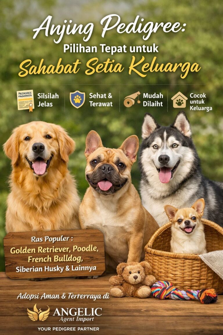 Anjing Pedigree: Pilihan Tepat untuk Sahabat Setia Keluarga