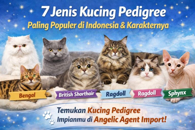 7 Jenis Kucing Pedigree Paling Populer di Indonesia & Karakternya