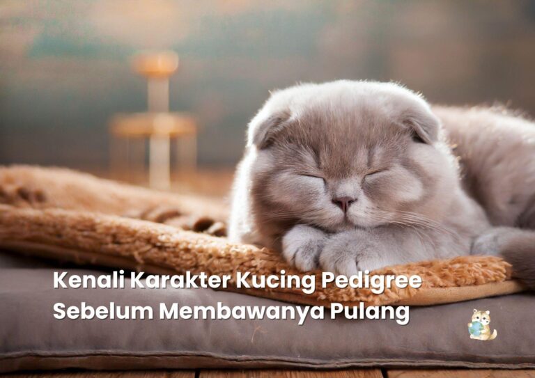 Kenali Karakter Kucing Pedigree Sebelum Membawanya Pulang