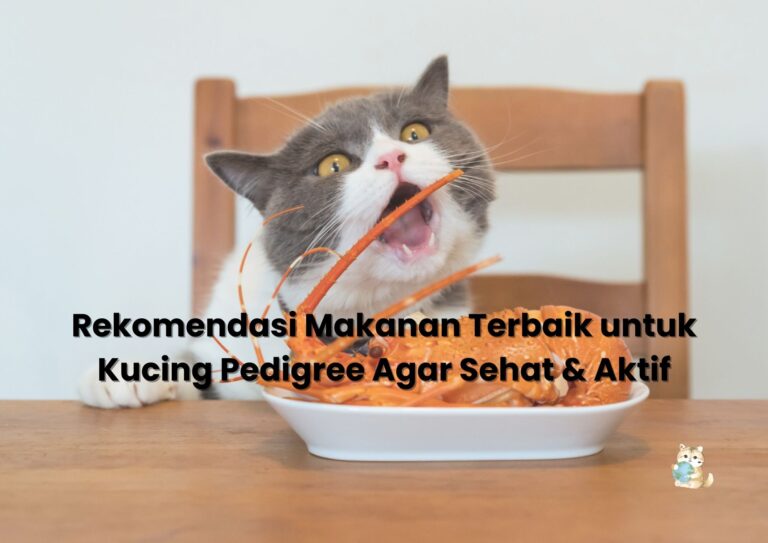 Rekomendasi Makanan Terbaik untuk Kucing Pedigree Agar Sehat & Aktif